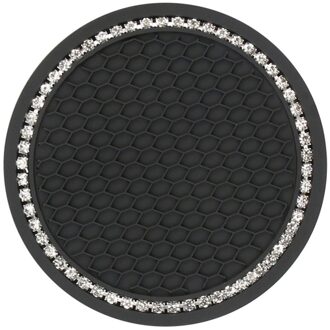 2 Stuks Auto Accessoires Diamant Cup Mat Fles Zitkussen Antislip Siliconen Kussen Auto Accessoires Автомобильные Товары # W5