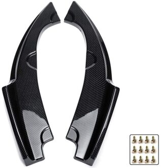 2 Stuks Auto Achterbumper Lip Splitter Lagere Hoek Volant Covers Spoilers Schort Hoek Volant Voor Honda Voor Civic 4DR (Ca