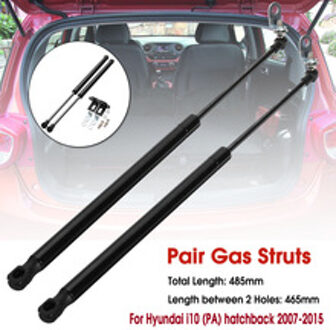 2 stuks Auto Achterklep Boot Gas Lente Stutten Prop Lift Ondersteuning Demper voor HYUNDAI i10 (PA) hatchback 2007 GSHI0515-A
