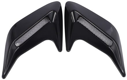 2 Stuks Auto Auto Side Vent Air Flow Spatbord Intake Sticker Universal Black