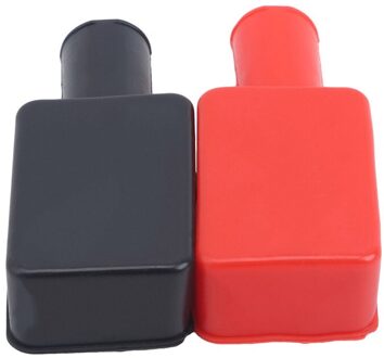 2 Stuks Auto Batterij Negatieve Positieve Terminal Covers Cap Boot Isolerende Protector Vervanging Batterijen Accessoires