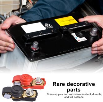 2 Stuks Auto Batterij Terminal Duurzaam Batterij Connector Koper Auto Batterij Terminals, Batterij Terminals Auto Batterij Terminals
