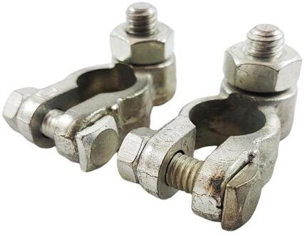 2 Stuks Auto Batterij Terminal Klemmen 10 Mm Zware Studs Kabel Connector Klem Auto Truck Batterij Terminal Opladen Klem connector