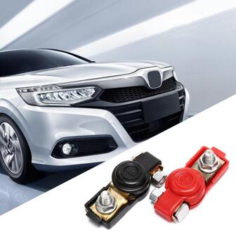 2 Stuks Auto Boot Batterij Terminal Zware Auto Voertuig Quick Connector Kabel Klem Positieve Negatieve Zware Accessoires
