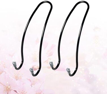 2 Stuks Auto Haken Achterbank Verborgen Super Dragende Huishoudelijke Auto Haken Multifunctionele Opslag Haken (Zwart)