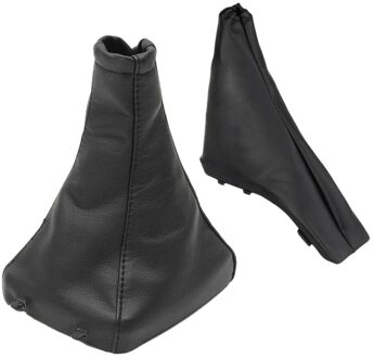 2 Stuks Auto Handrem Versnellingspook Boot Gaiter Gaitor Pu Leer Zwart Voor Opel Astra G Zafira Een Vauxhall 1998-2004