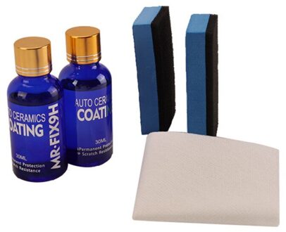 2 stuks Auto Keramische Polish Nano Glas Jas Anti-Kras Auto H9 Hardheid