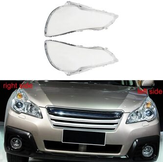 2 Stuks Auto Lampenkap Koplamp Cover Transparant Hoofd Licht Lamp Glas Shell Masker Voor Subaru Outback Legacy