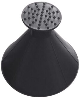 2 Stuks Auto Magic Window Voorruit Ijskrabber Olie Trechter Sneeuw Remover Schop Venster Schrapers Kegel Deicing 1stk zwart