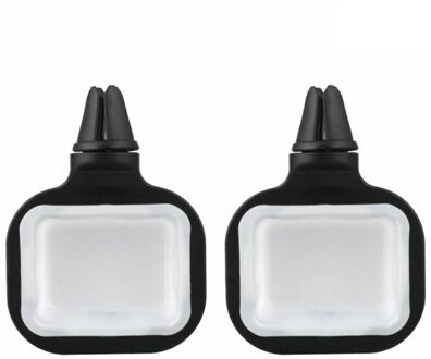 2 Stuks Auto Saus Houder 2 Stuks Auto-accessoires Container Voor Vents Van Voertuig Auto Air Outlet Kruiden Doos Saus rack zwart