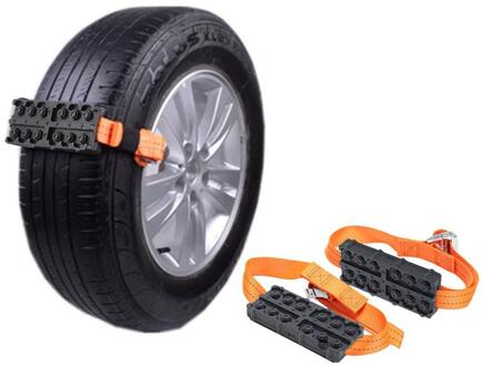 2 Stuks Auto Sneeuwketting, vluchtweg Board Voor Veilig Rijden Op Ijs/Sneeuw/Modder Geschikt Voor Auto Suv Sneeuw Modder Grond Anti slip