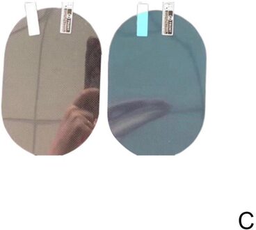 2 Stuks Auto Spiegel Venster Clear Film Auto Anti Fog Anti-Glare Achteruitkijkspiegel Regendicht Cover Spiegel Accessoires Trim Film w8B6