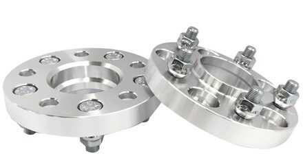 2 Stuks Auto Spoorverbreders Adapters Pakking Hub Centric Wiel Adapters 5X114.3 64.1 Mm Cb 15Mm Dikke Spacer