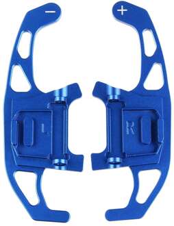 2 Stuks Auto Stuurwiel Paddle Shift Verlengen Shifter Voor Vw Golf Gti R Gtd Gte MK7 7 Voor Polo gti Scirocco Blauw