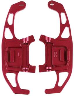 2 Stuks Auto Stuurwiel Paddle Shift Verlengen Shifter Voor Vw Golf Gti R Gtd Gte MK7 7 Voor Polo gti Scirocco Rood