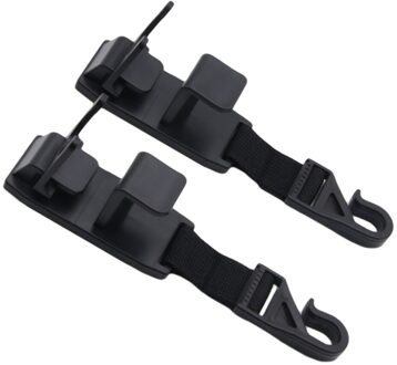 2 Stuks Auto Voertuig Hoofdsteun Haak Hanger Sterk Duurzaam Organisator Opslag Houder Voor Boodschappentassen Purse Handtas Water Fles (B