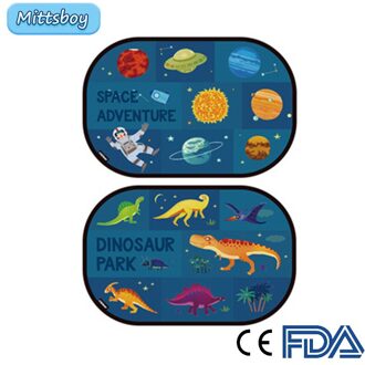 2 Stuks Auto Zon Shades Auto Zon Bescherming Doek Zijruit Auto Hitteschild Beschermen Baby Venster Schaduw Speelgoed