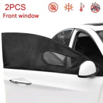 2 Stuks Auto Zonnescherm Front Side Window Visor Shade Mesh Cover Shield Auto Window Zonnescherm Auto Accessoires Gordijnen voor Auto voorkant
