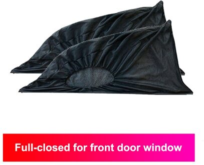 2 Stuks Auto Zonnescherm Uv-bescherming Auto Gordijn Auto Window Zonnescherm Side Window Mesh Zonneklep Zomer Bescherming Venster film voorkant L80 W52