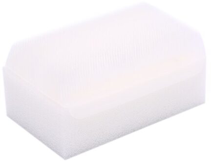 2 Stuks Baby Bad Spons Zachte Schuim Wasmachine Met Cradle Cap Borstel Lichaam, haar En Hoofdhuid Schoon Zachte Baby Zintuiglijke Borstel Bad Spon wit