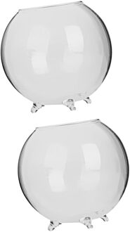 2 Stuks Bal Glazen Bloemenvaas Micro Landschap Fairy Tuin Terrarium Fles