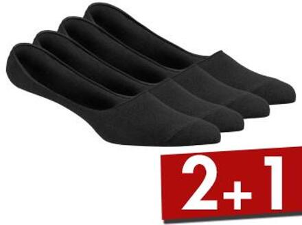 2 stuks Ballerina Socks Zwart,Wit - Maat 35/38,Maat 39/42