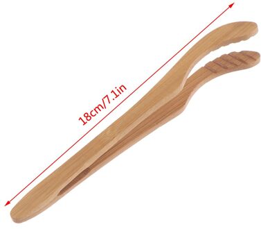 2 Stuks Bamboe Theewaar Thee Clips Hout Toast Tong Houten Broodrooster Bagel Bacon Squeezer Suiker Ice Tea Tang 18Cm