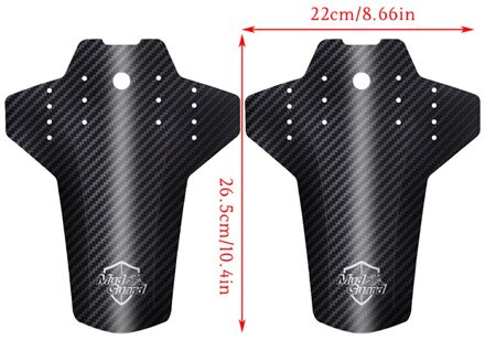 2 Stuks Bike Fender Plastic Mountain Fiets Spatbord Racefiets Spatbord Fietsen Verwijderbare Onderdelen 02
