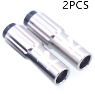 2 Stuks Bike Gear Kabel Richter Adereindhulzen Inline Gear Derailleur Lengte Schroef Vat Mtb Fiets Onderdelen Voor Road Mountain Fiets titanium