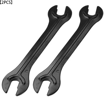 2 Stuks Bike Wheel Hub Moersleutel Hoofd Open Fiets Hub Kegel Staal Dual Open-End Spanner Fiets Reparatie Tool accessoires Goede