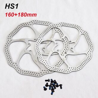 2 stuks Brand AVID HS1 MTB Road Vouwfiets Remschijven 160mm of 180mm 6 Gaten schijf Remschijven 12 Vlekken BB5/BB7 160mm 180mm