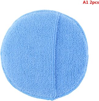 2 Stuks Car Wash Microfiber Cleaning Waxen Spons Applicator Car Wax Spons A1