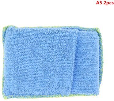 2 Stuks Car Wash Microfiber Cleaning Waxen Spons Applicator Car Wax Spons A5
