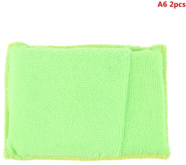 2 Stuks Car Wash Microfiber Cleaning Waxen Spons Applicator Car Wax Spons A6