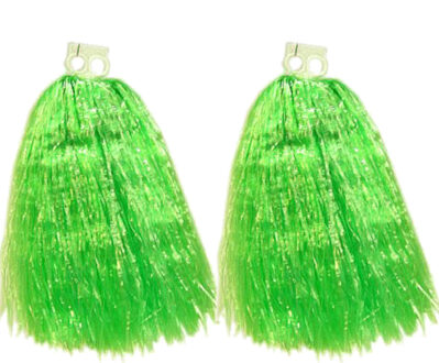 2 stuks cheerleader cheerballs groen 33 cm