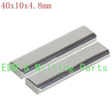 2 Stuks Cnc S011 Edm Carbide / Power Feed Contact 40X10X4.8Mm Sodick Edm Onderdelen 3085263 3110330 Voor AQ400L AG400 Ap Exe Serie