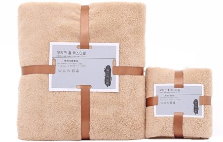 2 Stuks Coral Fluwelen Badhanddoeken Set Zachte Pluizige Absorberende Beach Swim Sport Badkamer Handdoek Voor Thuis Dagelijks Gebruik Badkamer accessoires 07