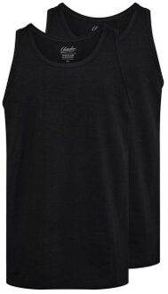 2 stuks Cotton Tanktop Zwart,Wit - Small,Medium,Large,X-Large,XX-Large