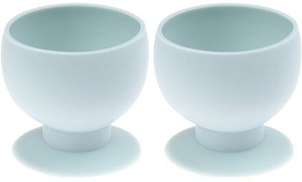 2 Stuks Cup Deurknop Dust Covers Ronde Muur Protector Deurklink Bumper Guard Stopper Baby Veiligheid Levert Crash Pad veiligheid blauw