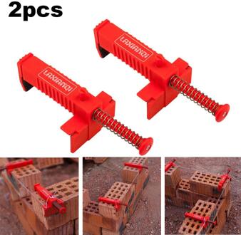 2 Stuks Draad Lade Bricklaying Tool Fixer Voor Bouw Armatuur Brickwork Metselaar Draad Frame