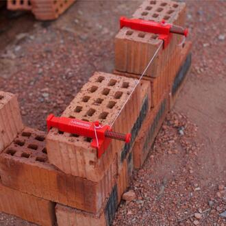 2 Stuks Draad Lade Bricklaying Tool Fixer Voor Building Fixer Bouw Armatuur Brickwork Leveler Metselaar Bouw Gereedschap