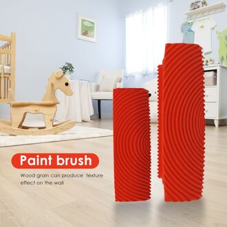 2 Stuks Duurzaam Muur Verf Runner Roller Borstels Praktische Multi-Functionele Klassieke Huishoudelijke Muur Decoratieve Diy Gereedschap Set
