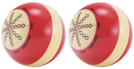 2 Stuks Duurzaam Snooker 57Mm Beginner Cue Bal Hars Praktijk Zwembad Tafel Biljart Standaard Vervanging Indoor Training