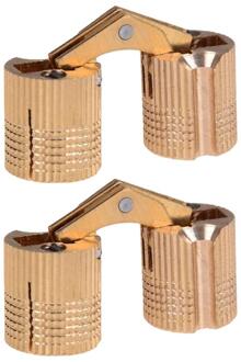 2 Stuks Duurzaam Verborgen Creatieve Plank Scharnieren Meubels Hardwares Kastdeur Scharnier Flap Scharnieren Voor Gebruik Thuis Deur