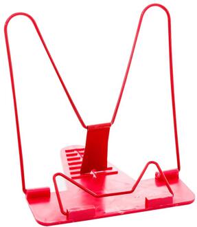 2 Stuks Eenvoudige Lezen Boek Plank Lezen Boek Beugel Hoek Verstelbare Boek Ondersteuning Multifunctionele Lezen Stand Voor Thuis studie Rood