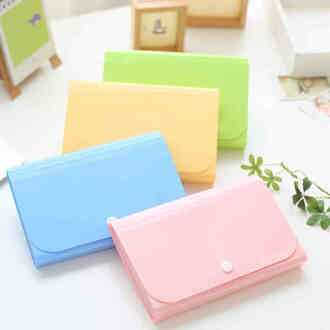 2 stuks Effen Kleur A6 Document Zak 13 Pocket Map Organizer Voor Document N2018070130