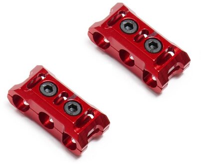 2 Stuks Esc Motor Kabel Manager Draad Vaste Klem Gesp Voorkomen Tangled Lijn Clip Tool Voor Rc Model Auto Klimmen auto 10 AWG rood