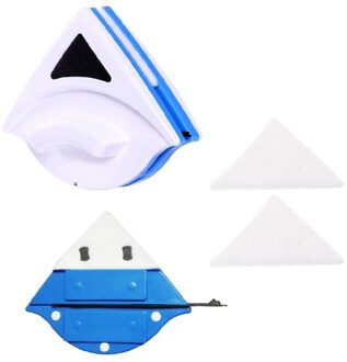 2 Stuks F Driehoek Vervanging Spons F Magnetische Vensterglas Reinigingsborstel Accessies