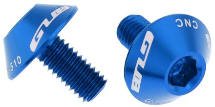 2 Stuks Fiets Bidonhouder Holder Bolt Schroefdraad Schroeven blauw