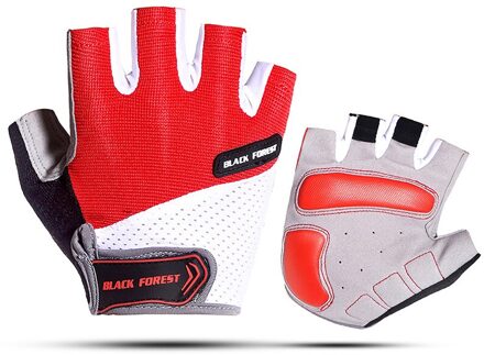 2 Stuks Fietsen Handschoenen Zomer Outdoor Mannen En Vrouwen Sport Anti-Slip Fitness Gewichtheffen Half Vinger Fietsen Vinger holste 02 / M